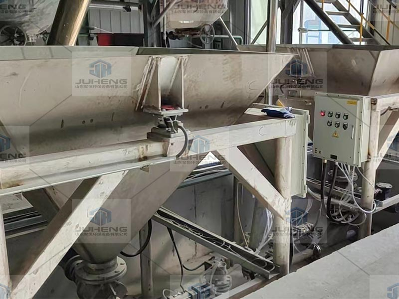 淄博尿素、炳干負壓上料稱重系統試機調試